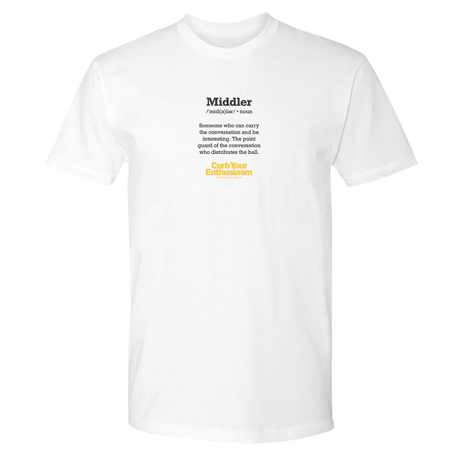 Curb Your Enthusiasm Middler Definition T-Shirt 2 Curb Your Enthusiasm Middler Definition T-Shirt