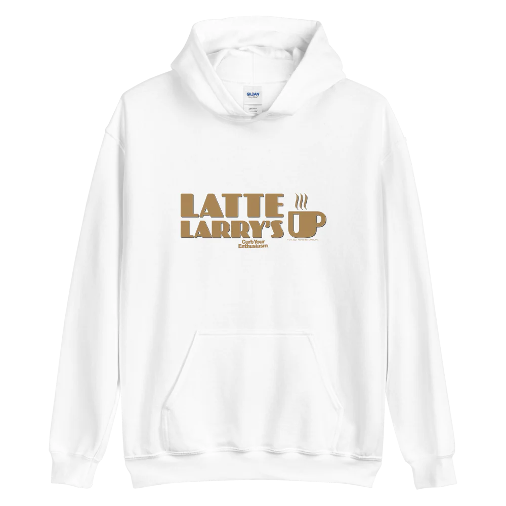 Curb Your Enthusiasm Latte Larry's Gold Logo Hoodie