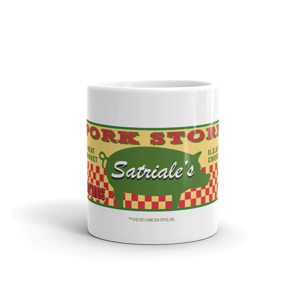 The Sopranos Satriale's Pork Store White Mug