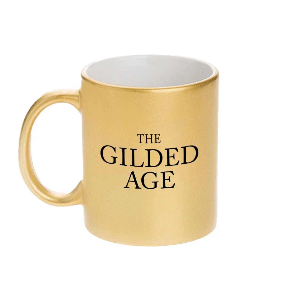 The Gilded Age Logo Gold Mug