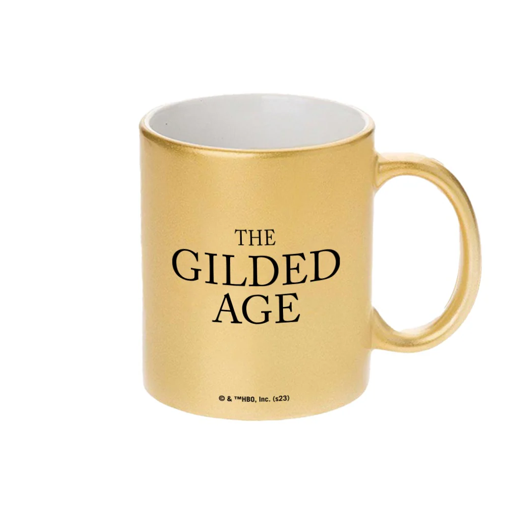 The Gilded Age Logo Gold Mug
