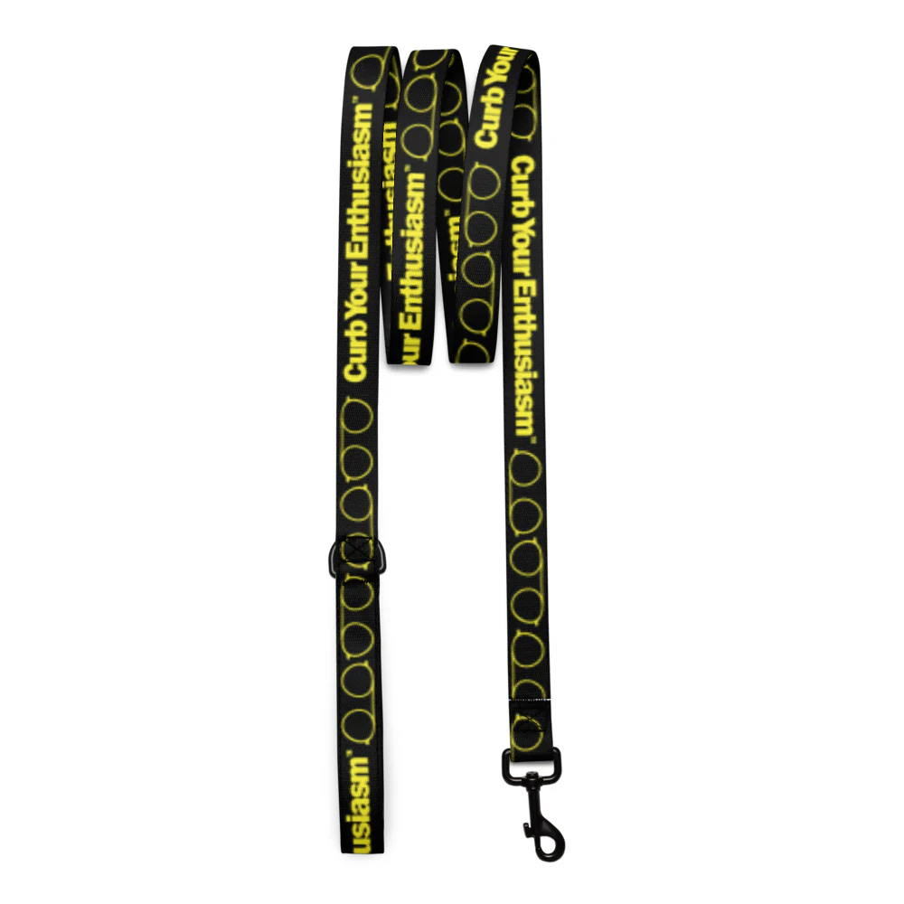 Curb Your Enthusiasm Latte Larry's Pattern Pet Collar