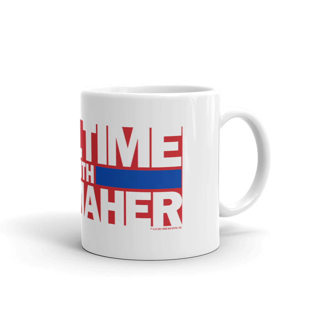 Real Time with Bill Maher Logo White Mug