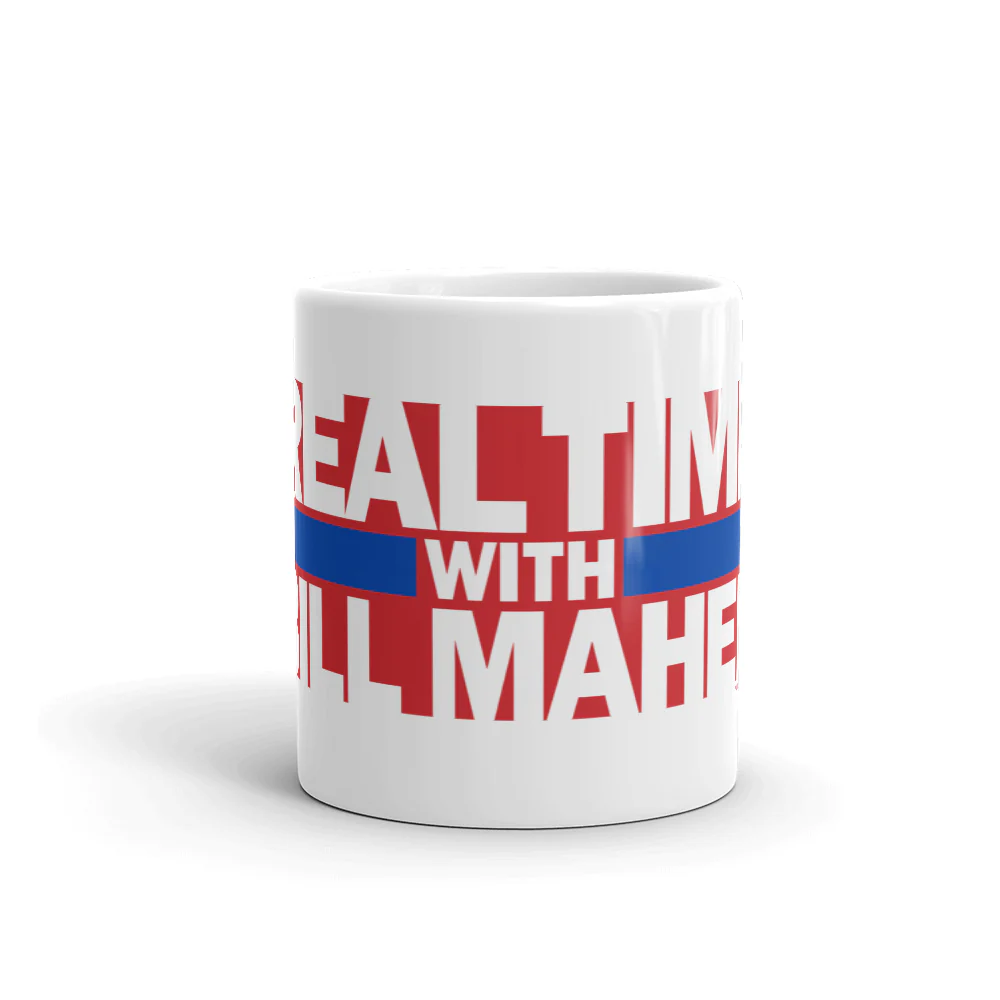 Real Time with Bill Maher Logo White Mug