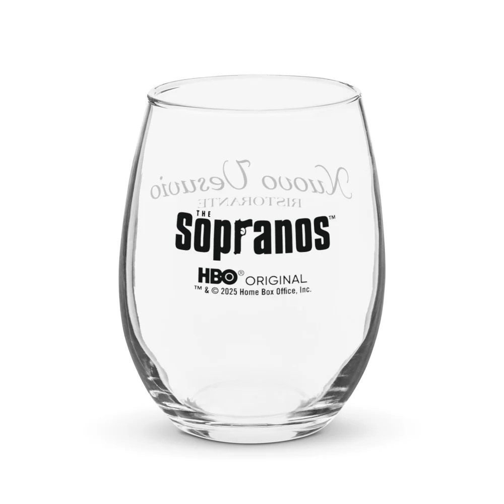 The Sopranos Nuovo Vesuvio Stemless Wine Glass