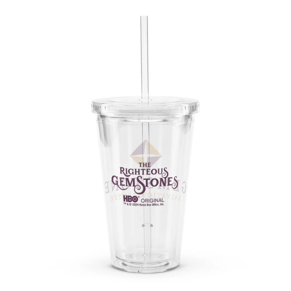 The Righteous Gemstones Salvation Center Clear Tumbler