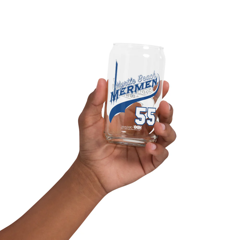 Eastbound & Down Myrtle Beach Mermen 16 oz. Can Shaped Glass