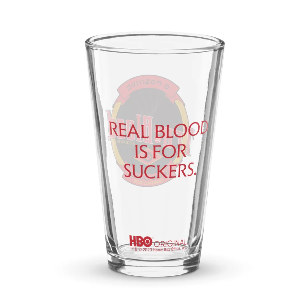 True Blood Real Blood Is For Suckers Pint Glass