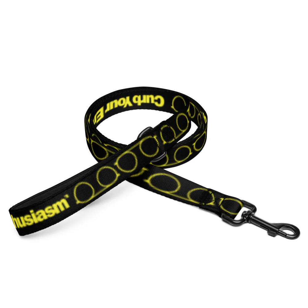 Curb Your Enthusiasm Latte Larry's Pattern Pet Leash