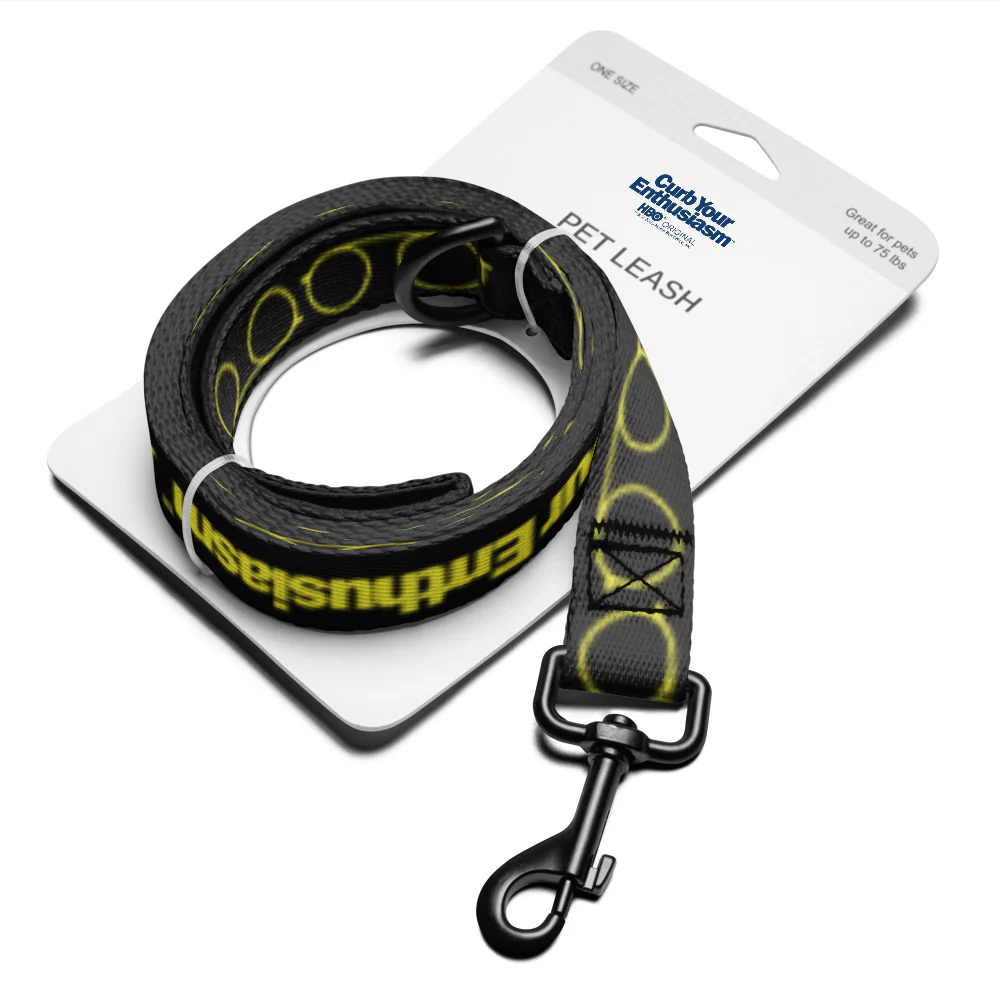 Curb Your Enthusiasm Latte Larry's Pattern Pet Leash