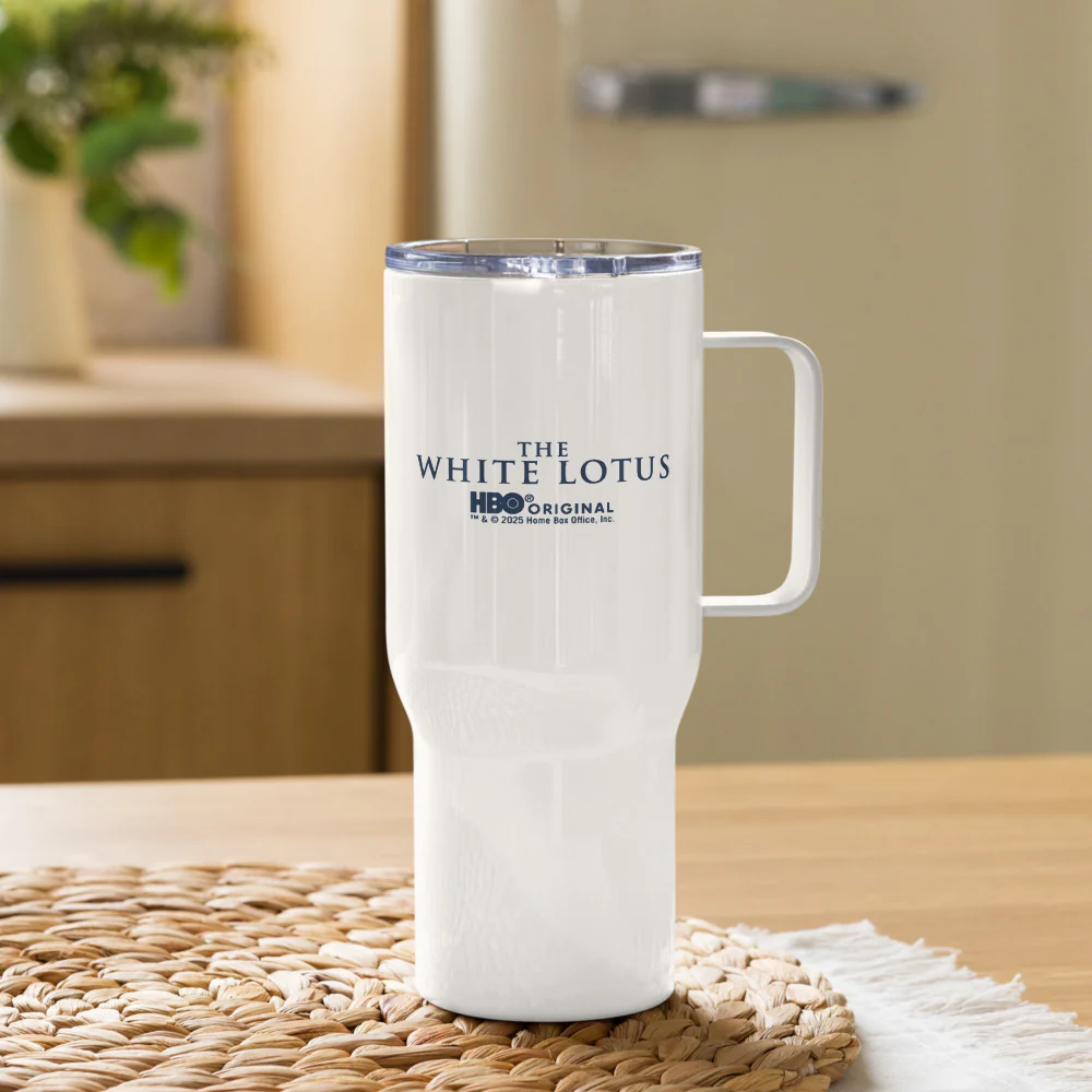 The White Lotus Nothing Comes Travel Mug 5 The White Lotus Nothing Comes Travel Mug