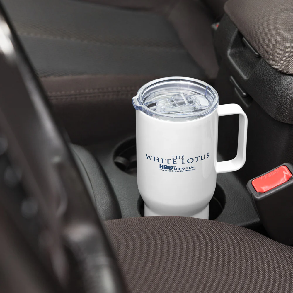 The White Lotus Nothing Comes Travel Mug 7 The White Lotus Nothing Comes Travel Mug