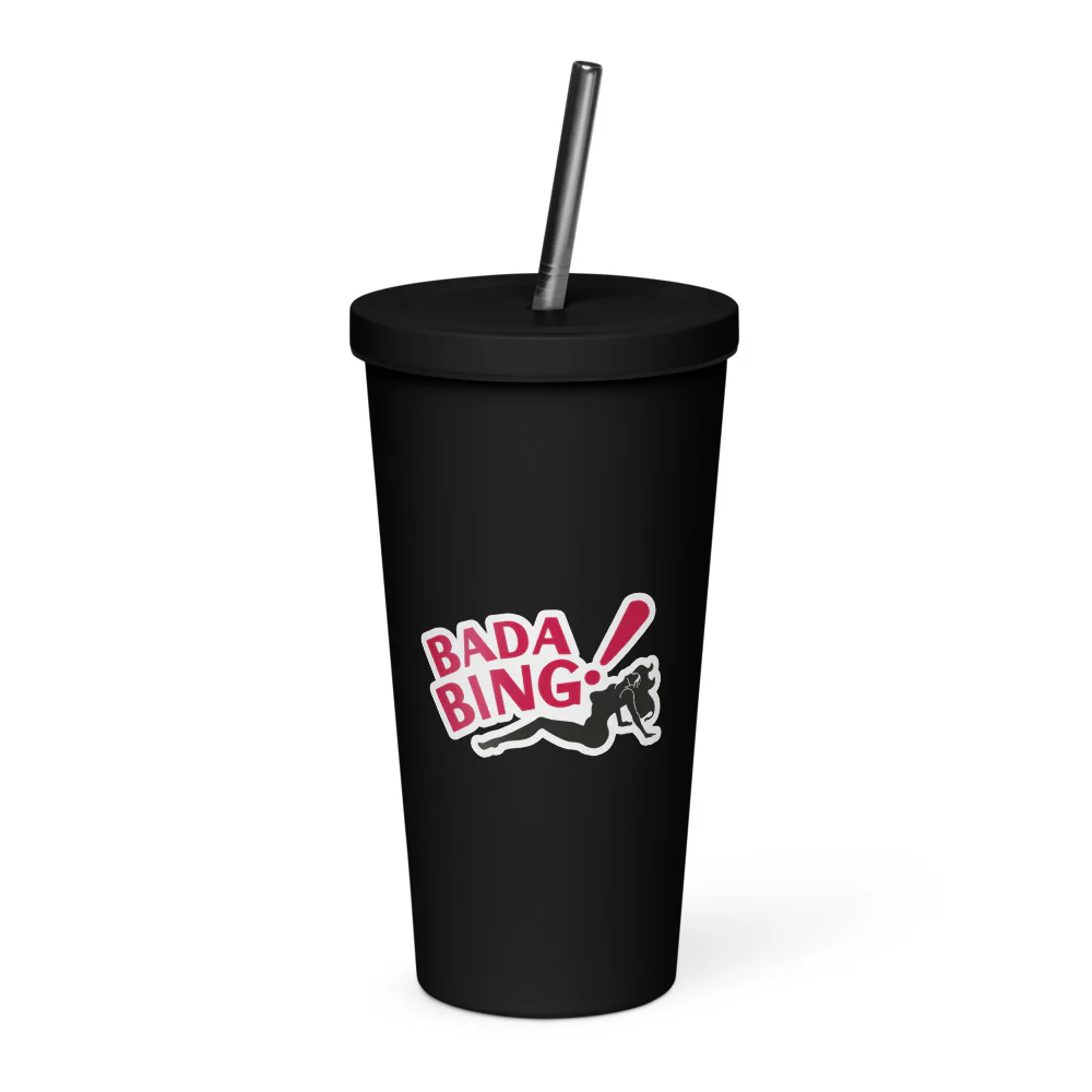 The Sopranos Bada Bing! Tumbler