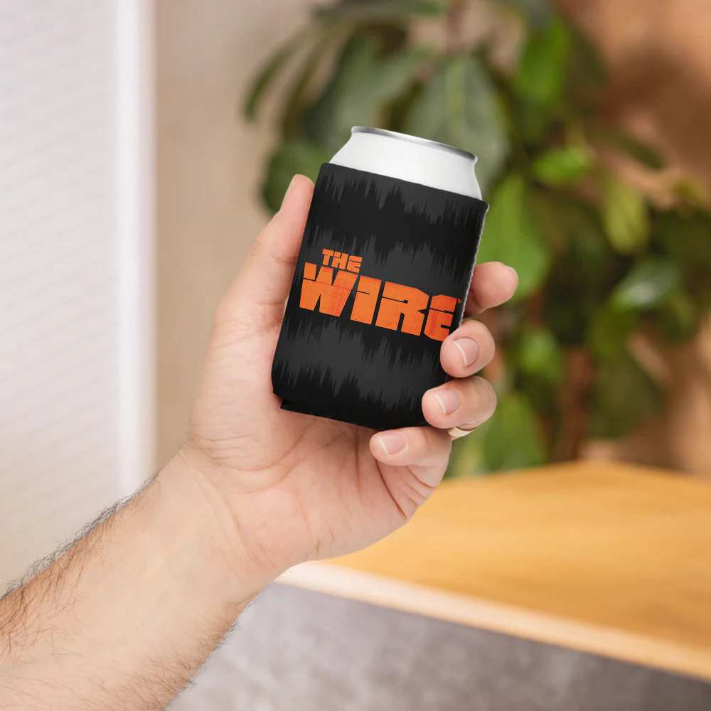The Wire Logo Can Cooler