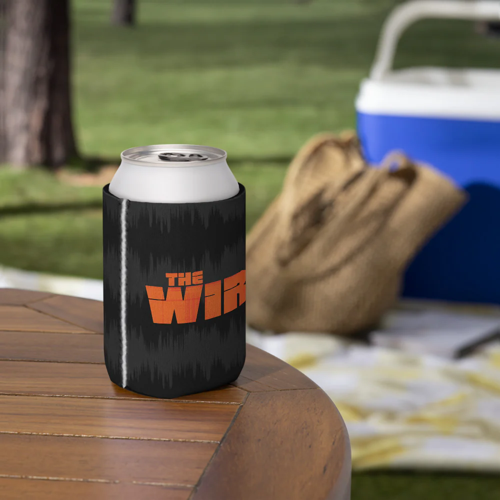 The Wire Logo Can Cooler
