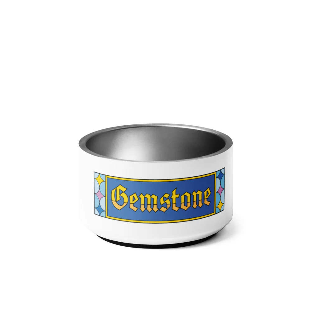 Righteous Gemstones Smut Buster in Training Pet Bowl