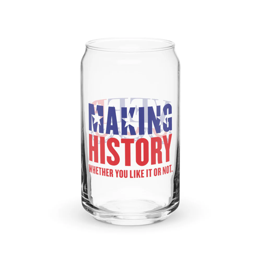 Veep Making History 16 oz. Can Shaped Glass