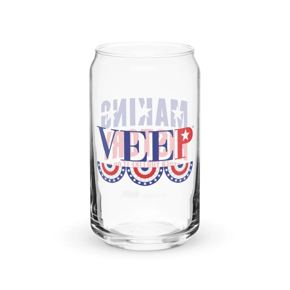 Veep Making History 16 oz. Can Shaped Glass