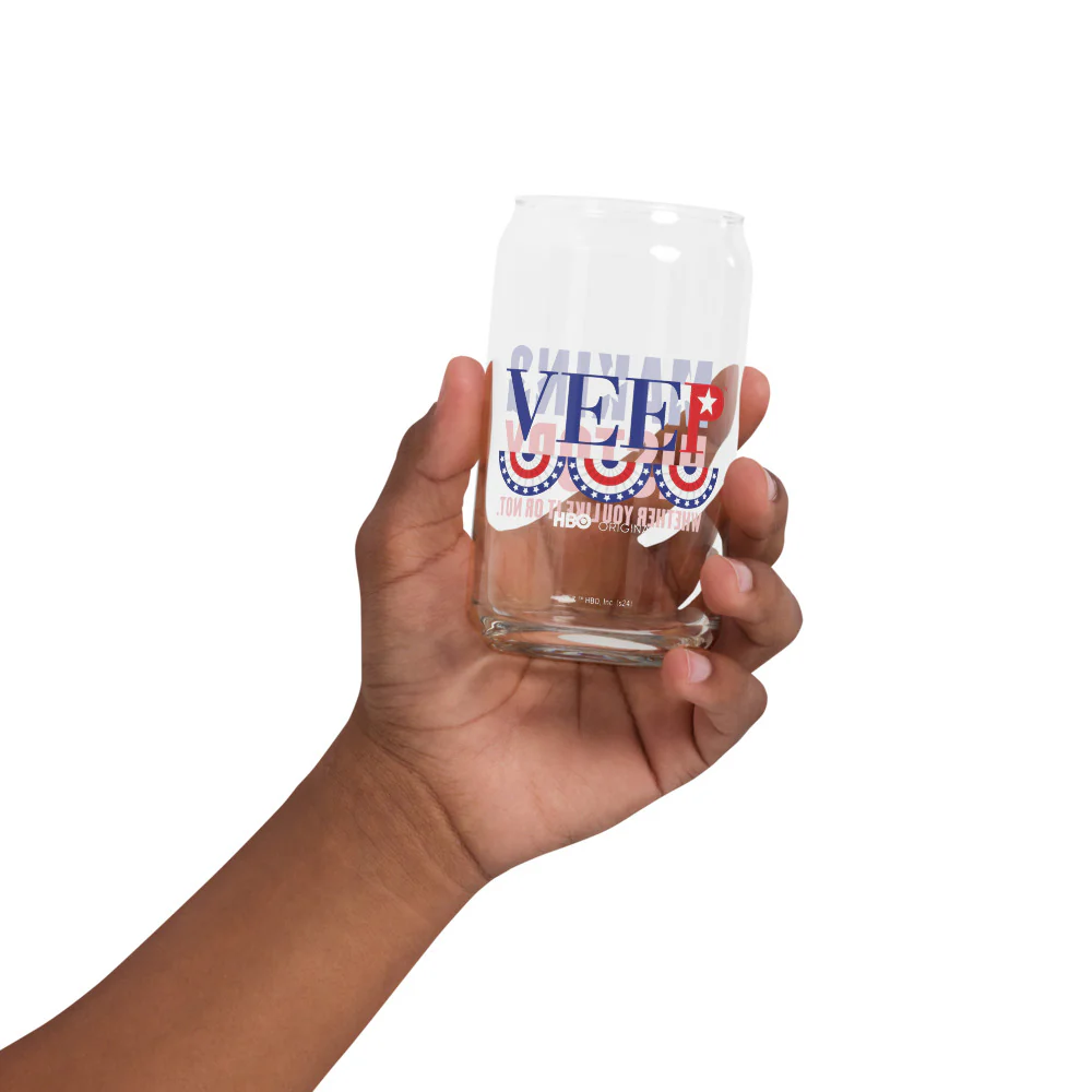 Veep Making History 16 oz. Can Shaped Glass
