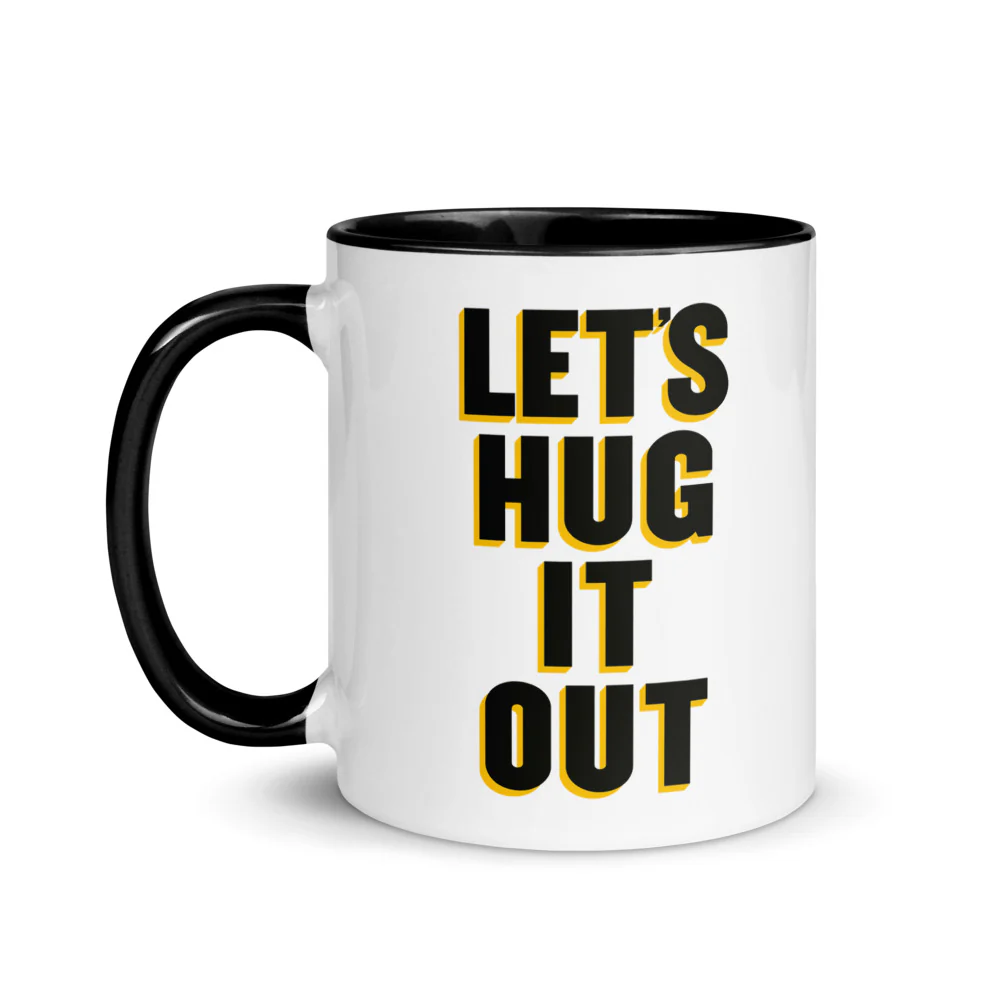 Entourage Let's Hug it Out Two-Tone Mug