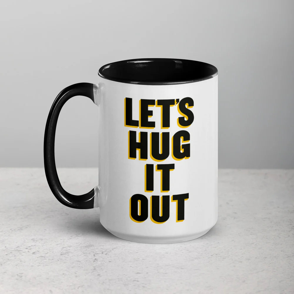 Entourage Let's Hug it Out Two-Tone Mug 6 Entourage Let's Hug it Out Two-Tone Mug