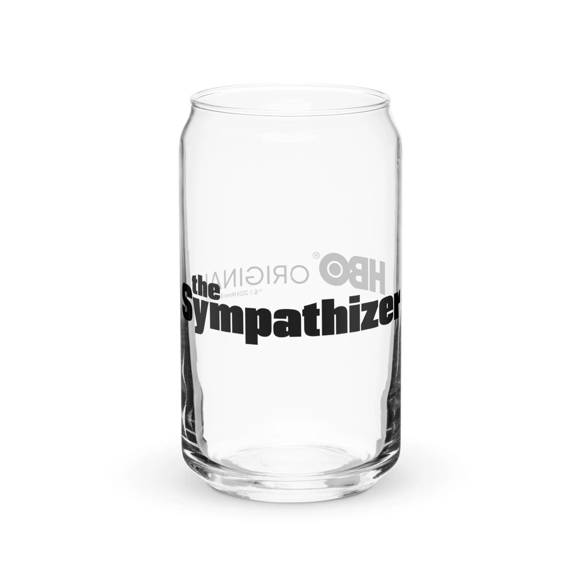 The Sympathizer Logo Can Shaped Glass