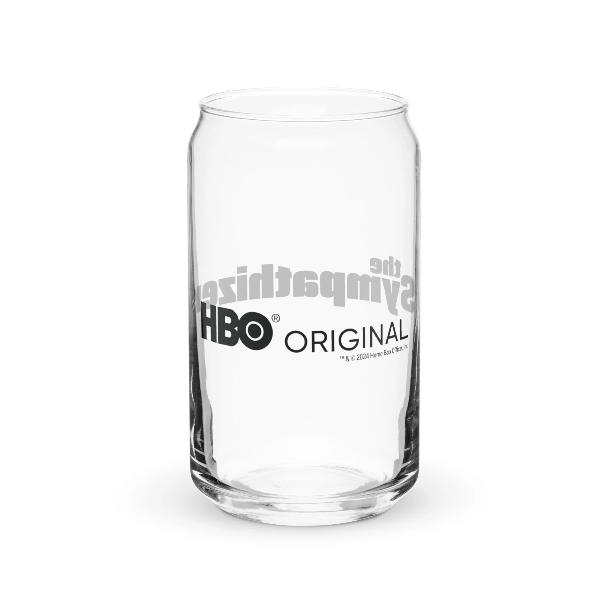 The Sympathizer Logo Can Shaped Glass