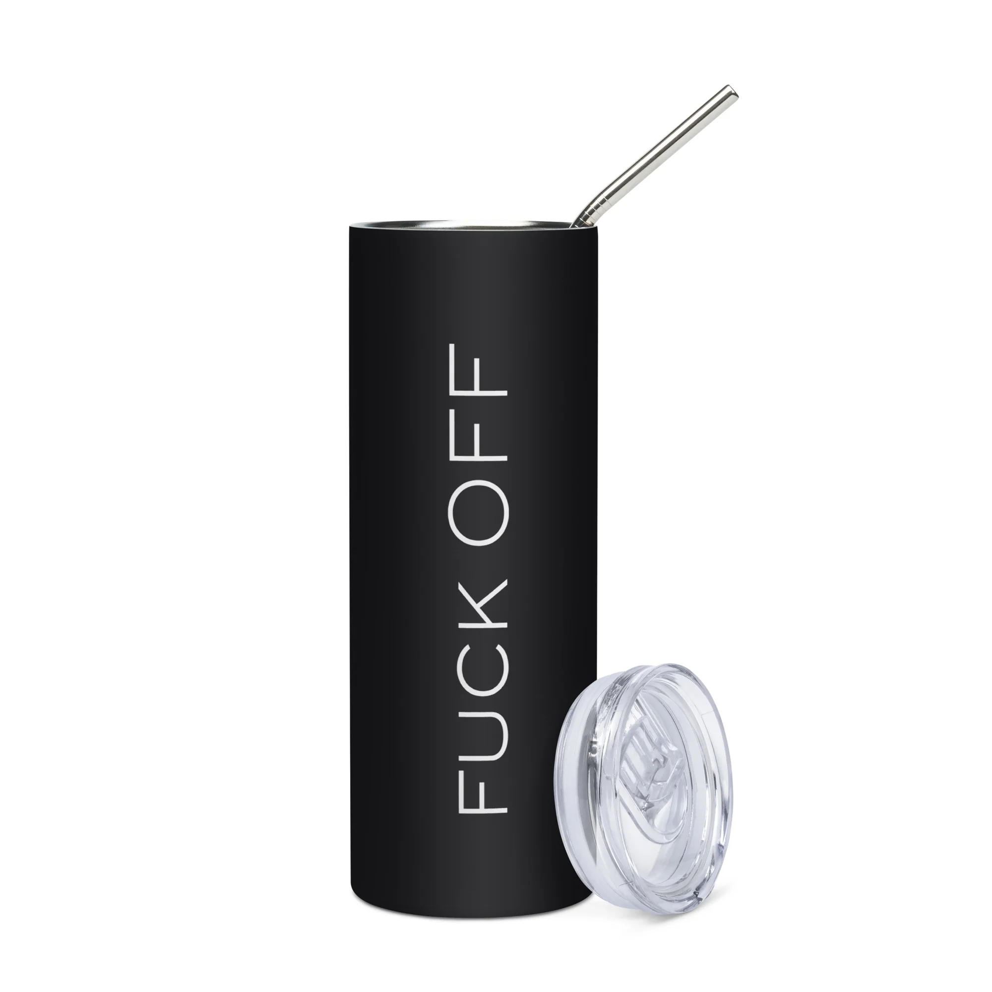 Succession Fuck Off Stainless Steel Tumbler