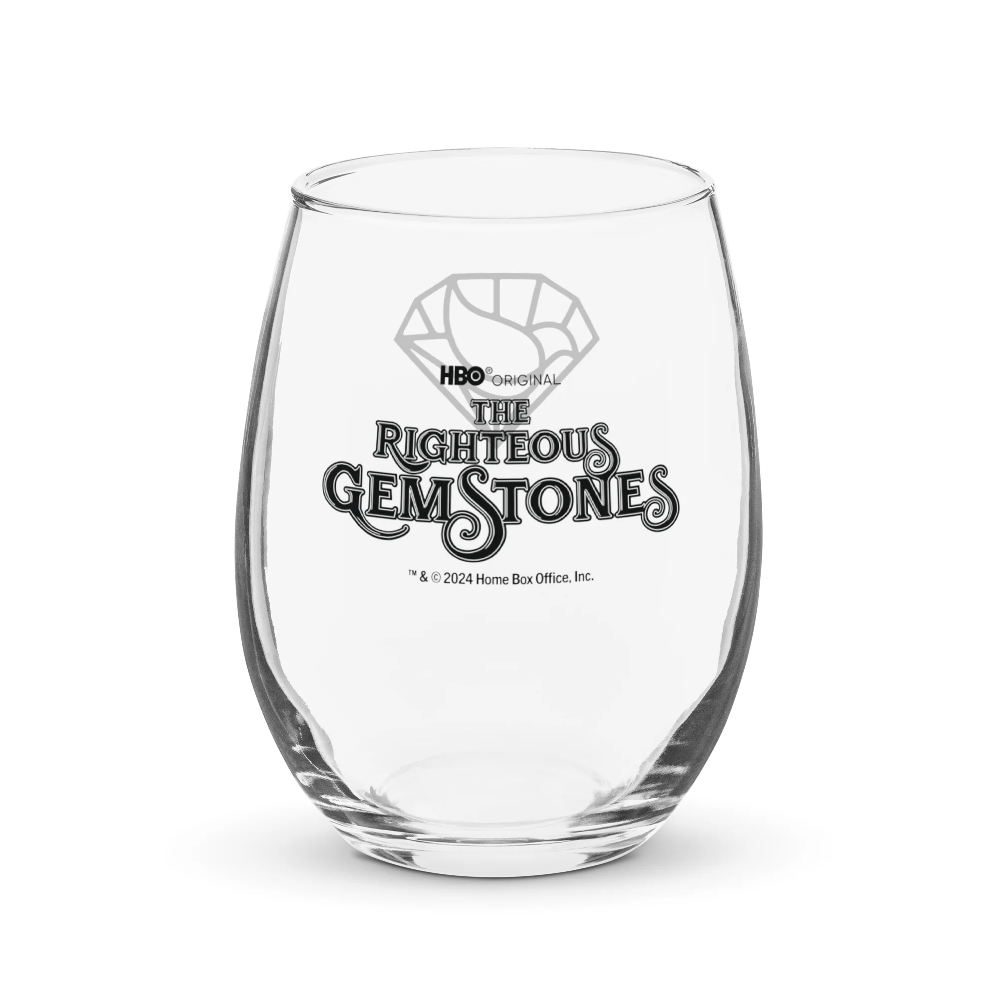 The Righteous Gemstones Stemless Wine Glass