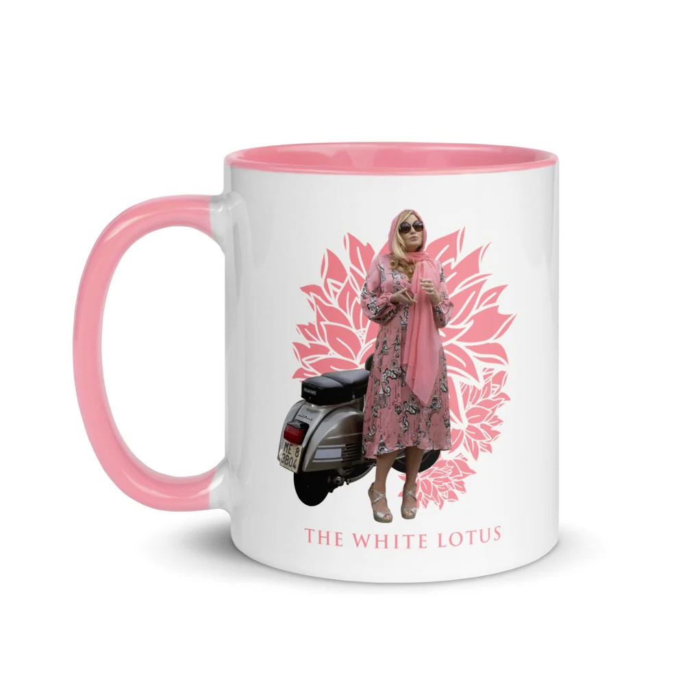 The White Lotus Scooter Two Tone Mug