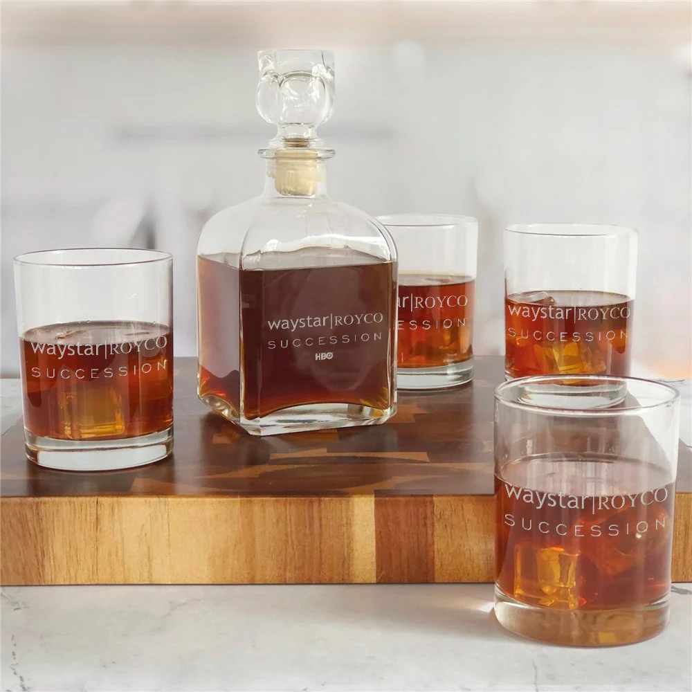Succession Waystar Royco Decanter Set