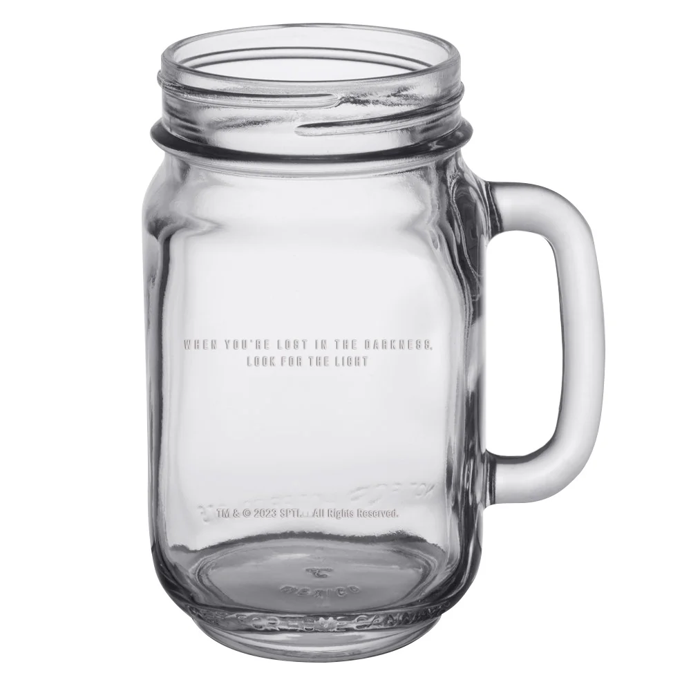 The Last Of Us Logo Laser Engraved Mason Jar