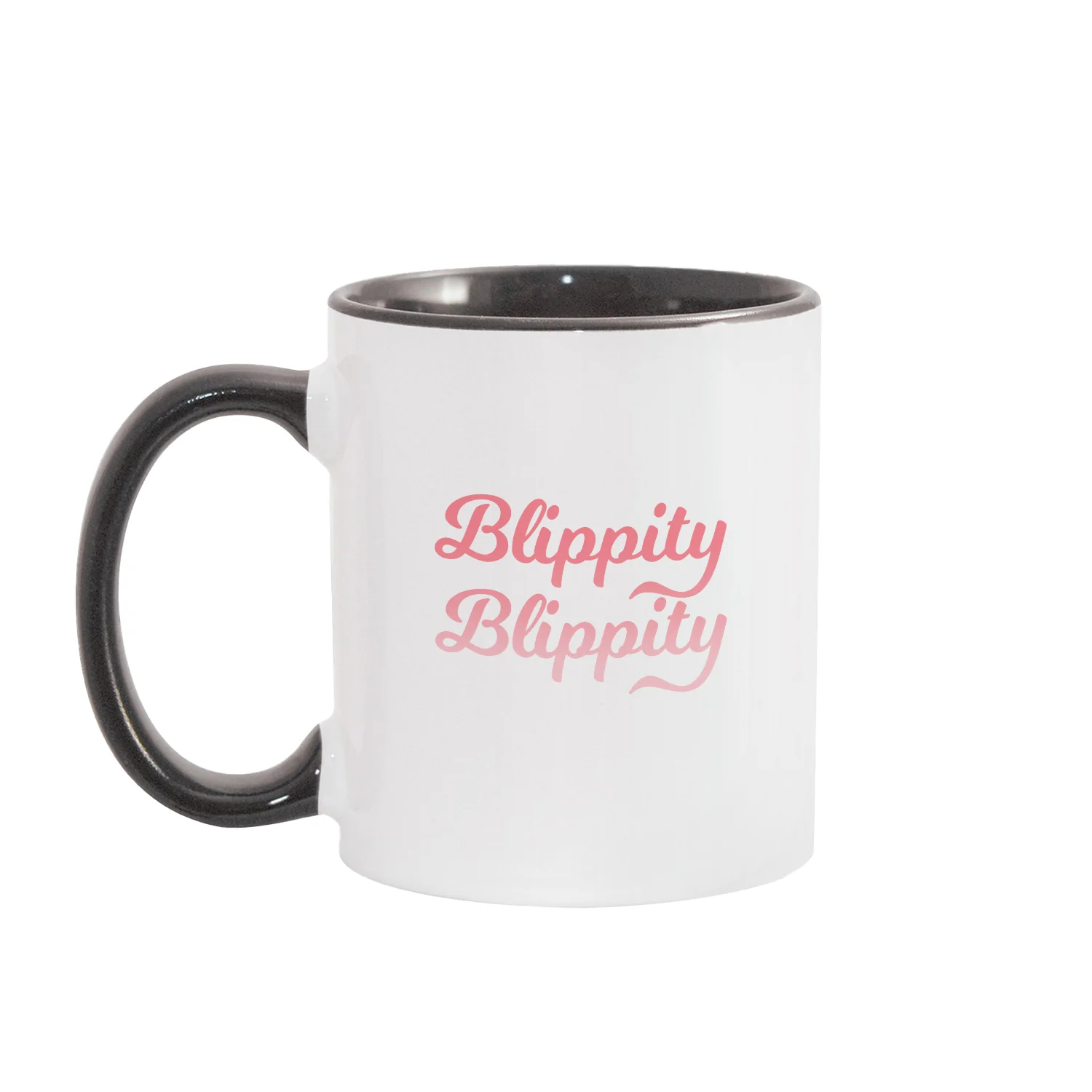 A Black Lady Sketch Show Blippity Blippity Two-Tone Mug