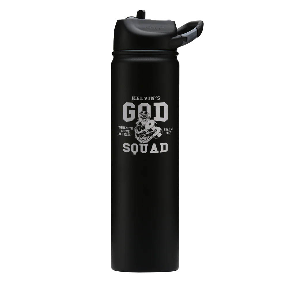 The Righteous Gemstones Kelvin's God Squad Water Bottle