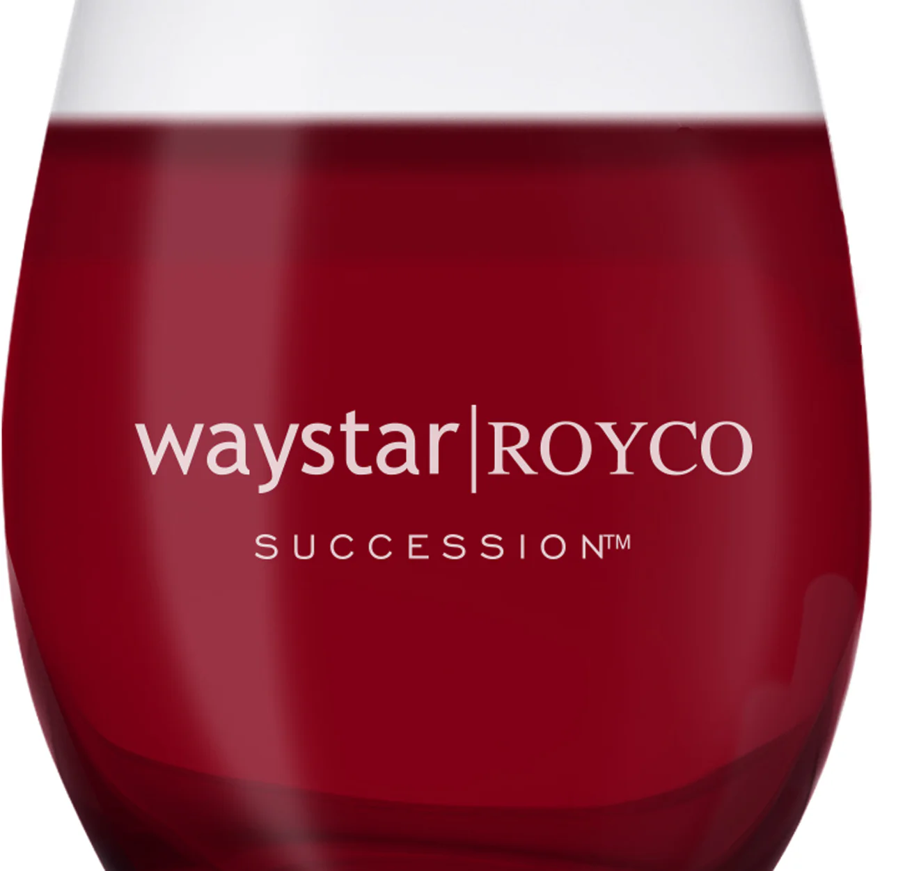 Succession Waystar Royco Laser Engraved Stemless Wine Glass