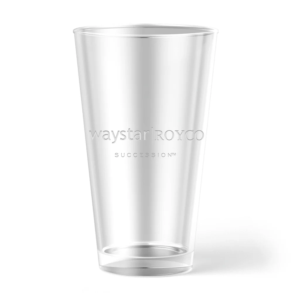 Succession Waystar Royco Laser Engraved Pint Glass