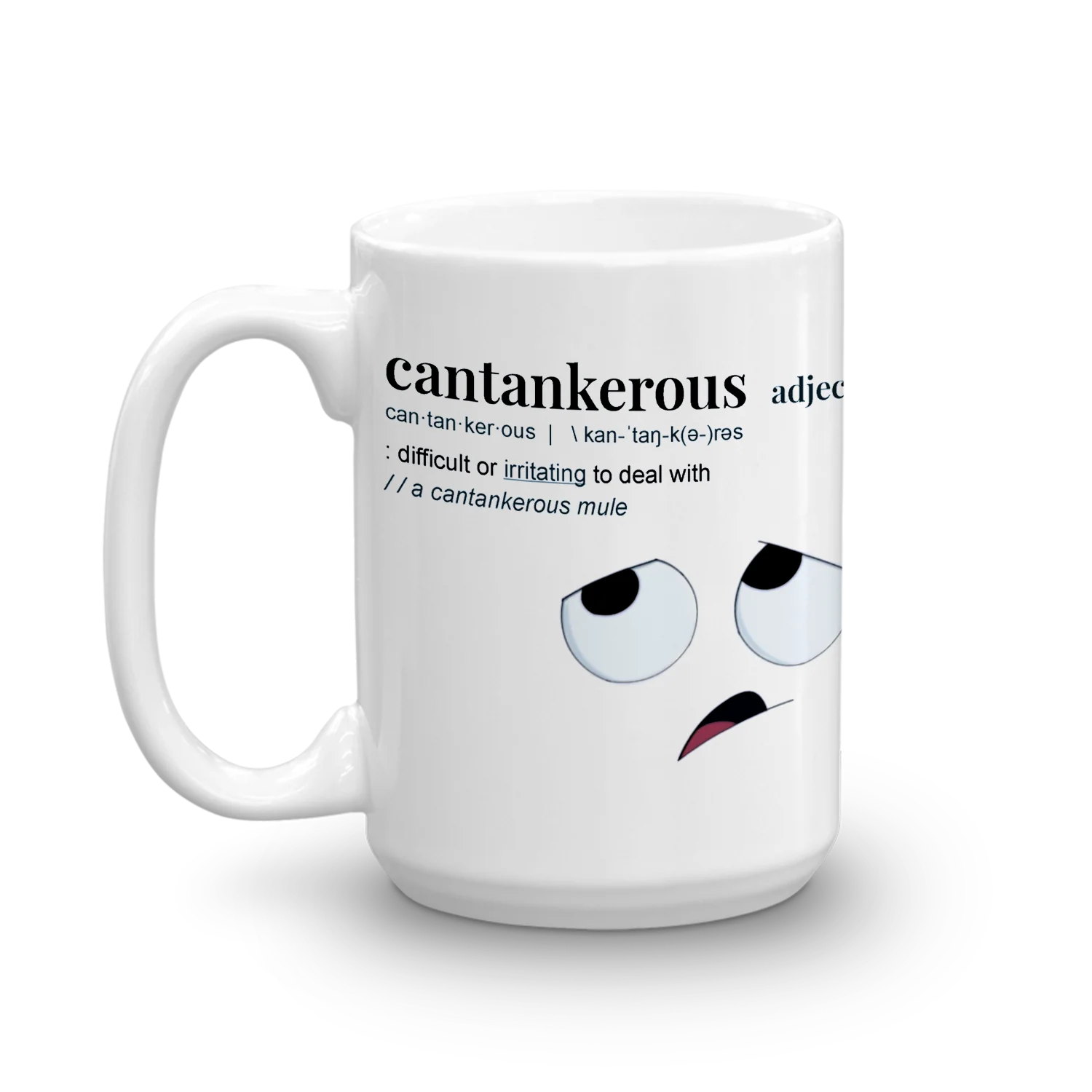 Last Week Tonight with John Oliver Definition Void Face Mug