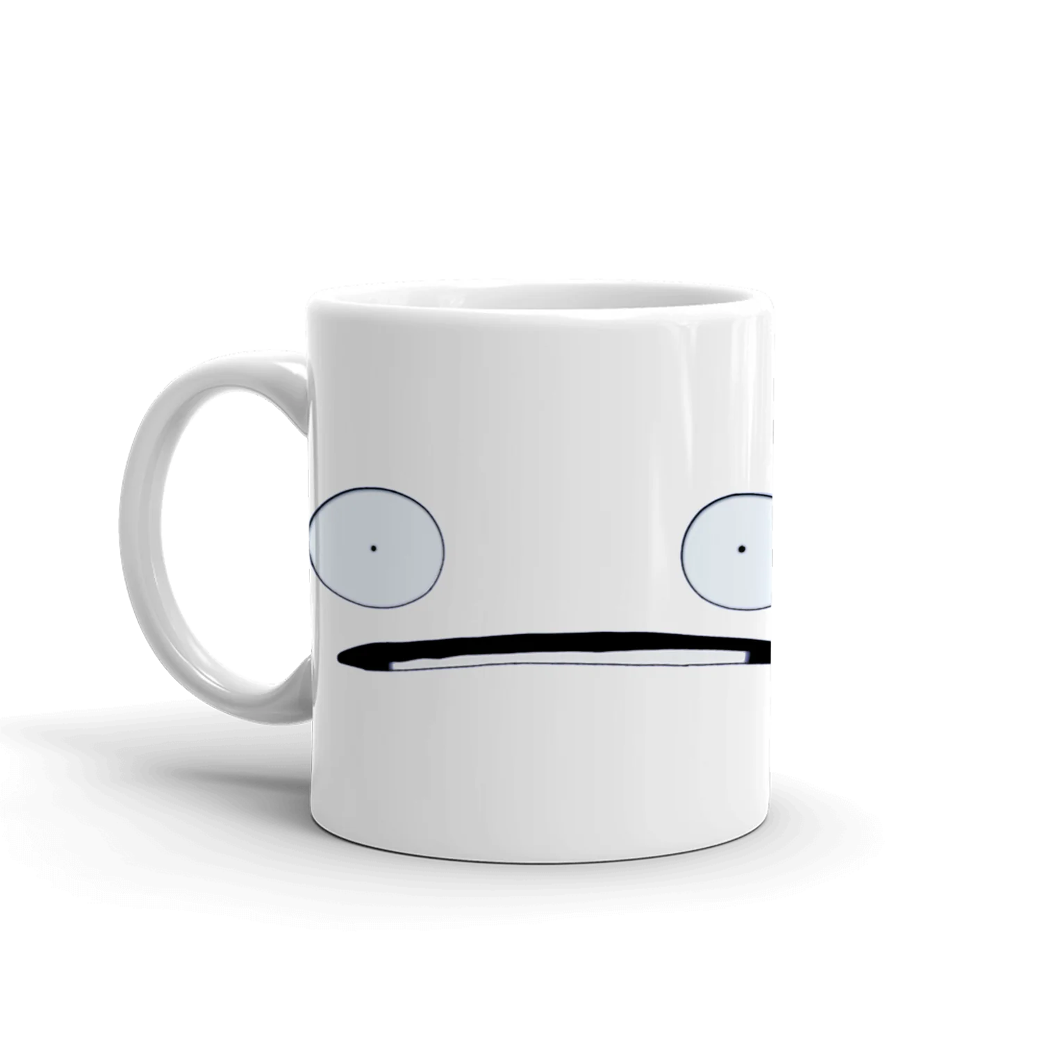 Last Week Tonight with John Oliver Wide Mouth / Open Void Face White Mug