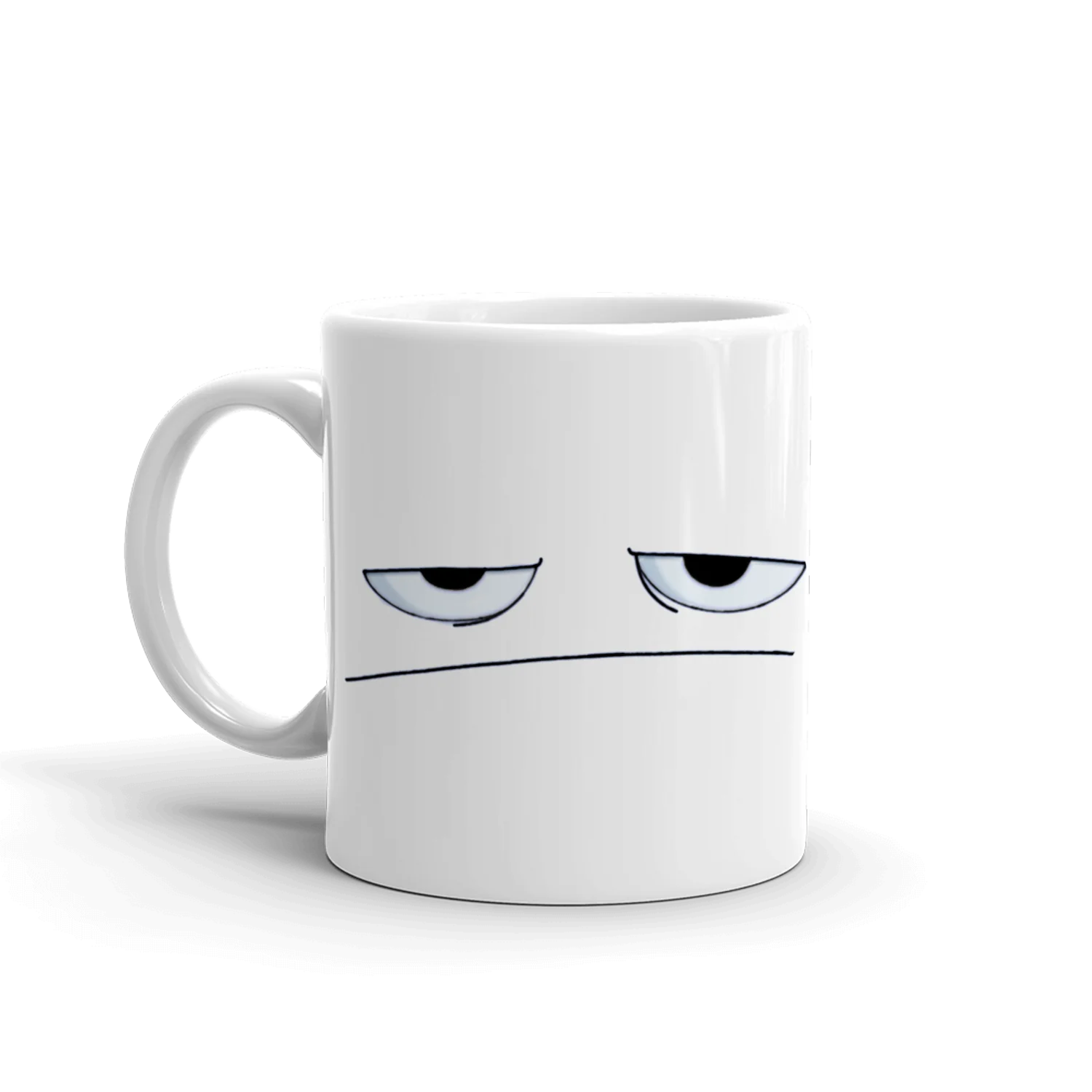 Last Week Tonight with John Oliver Tired Void Face White Mug