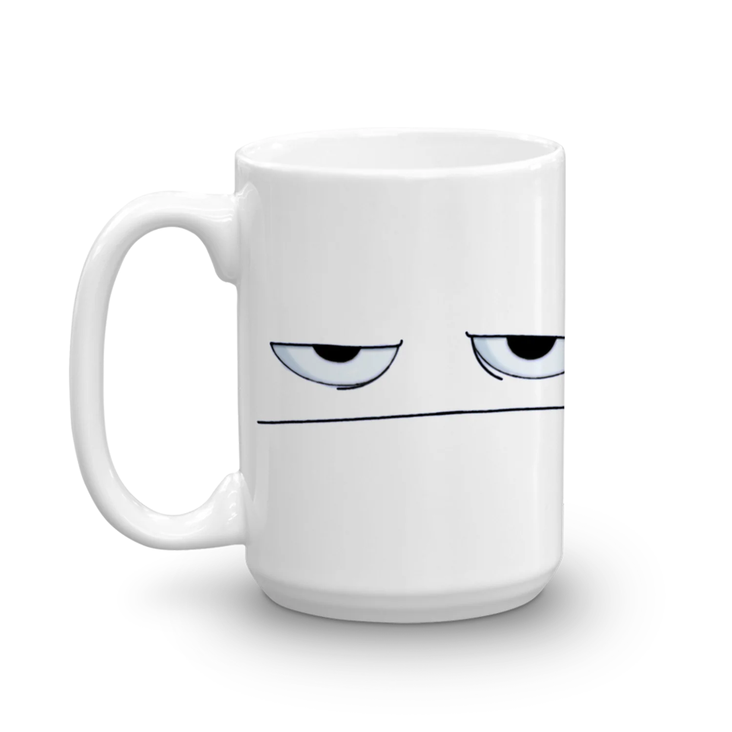 Last Week Tonight with John Oliver Tired Void Face White Mug