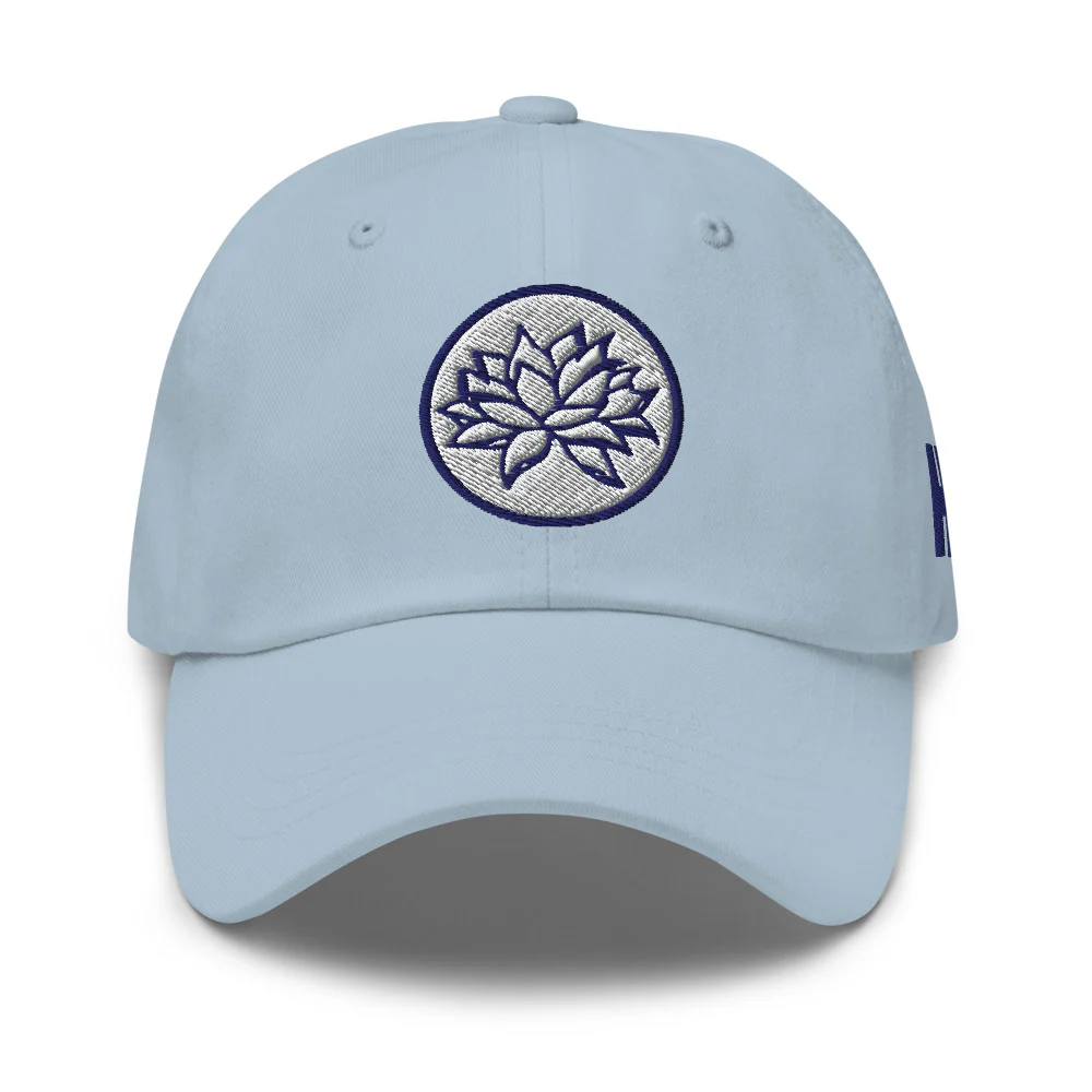 The White Lotus Logo Embroidered Dad Hat