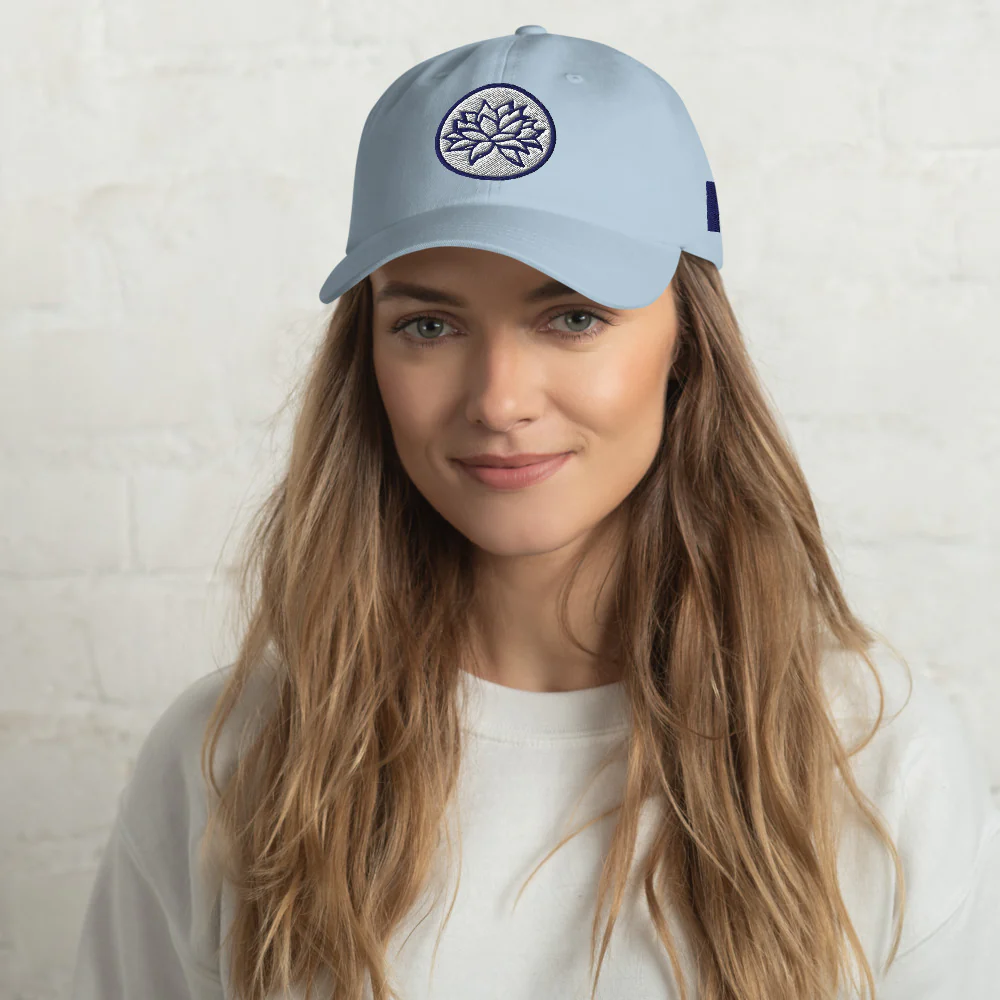 The White Lotus Logo Embroidered Dad Hat