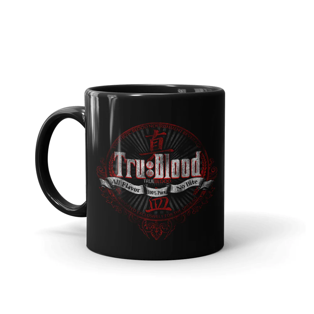 True Blood Tru Blood All Flavor No Bite White Mug