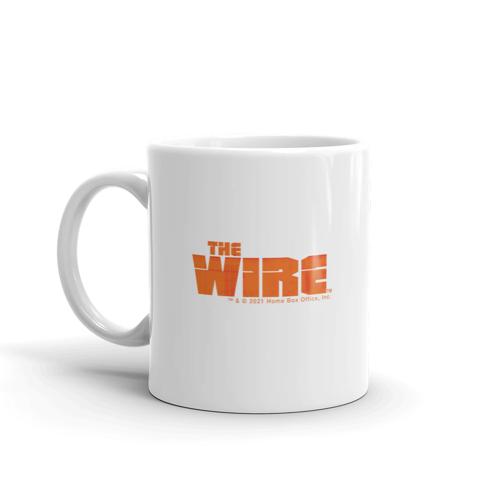 The Wire Orange Logo White Mug