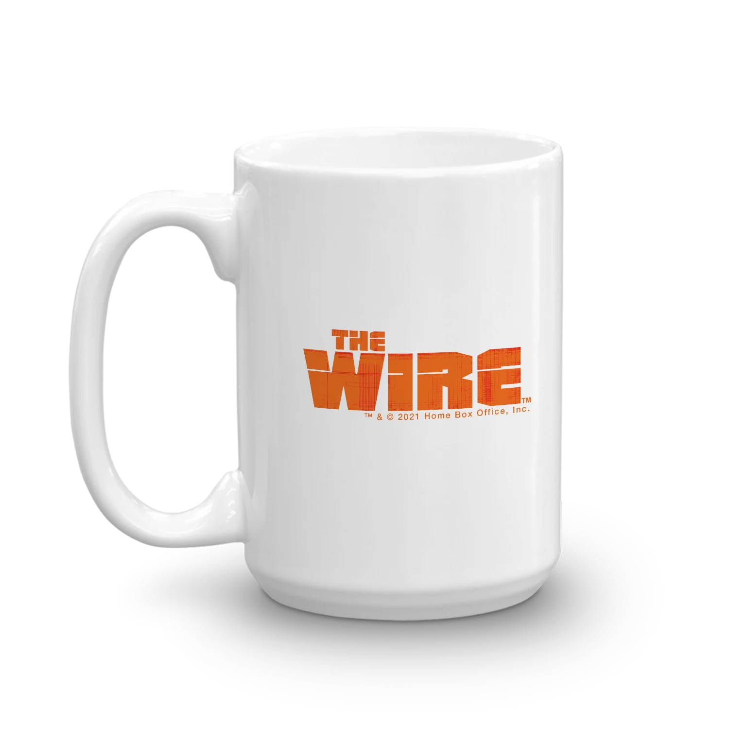 The Wire Orange Logo White Mug