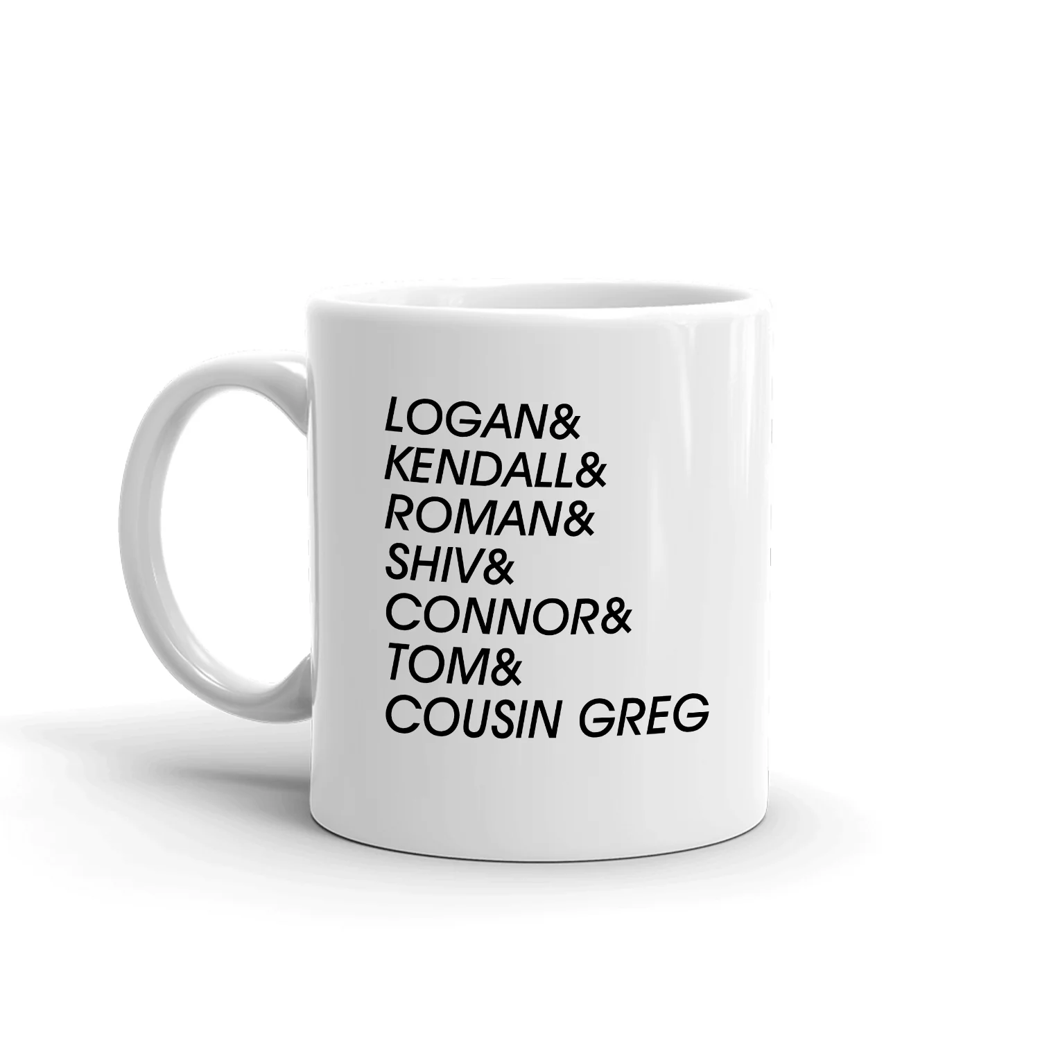 Succession Names White Mug