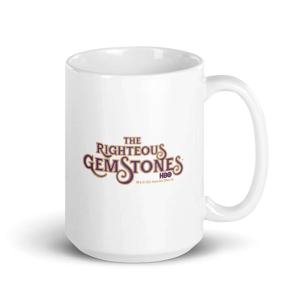 The Righteous Gemstones Logo White Mug