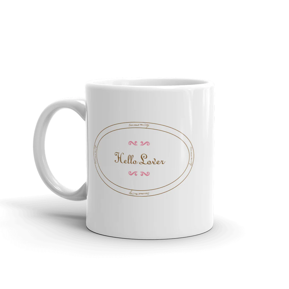 Sex and the City Hello Lover White Mug