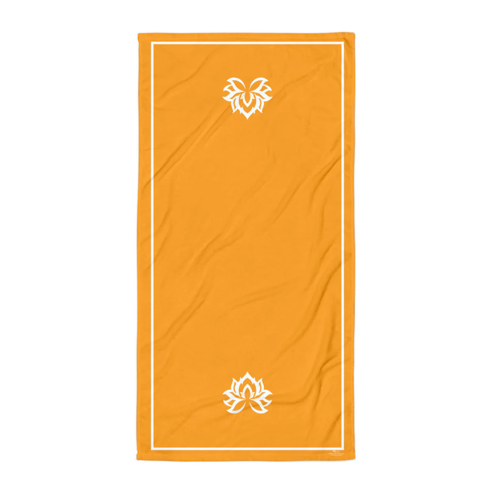 The White Lotus As Seen On Logo Beach Towel