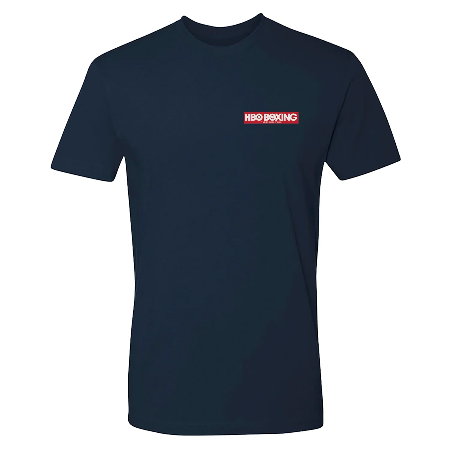 HBO Boxing Logo Left Chest Adult Short Sleeve T-Shirt